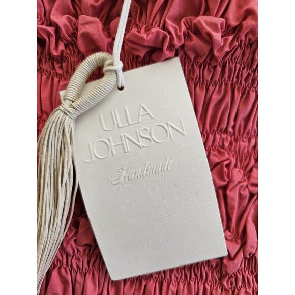 Ulla Johnson Ayan Smocked Top Women's Size 12 NWT Handmade Designer - Picture 6 of 14